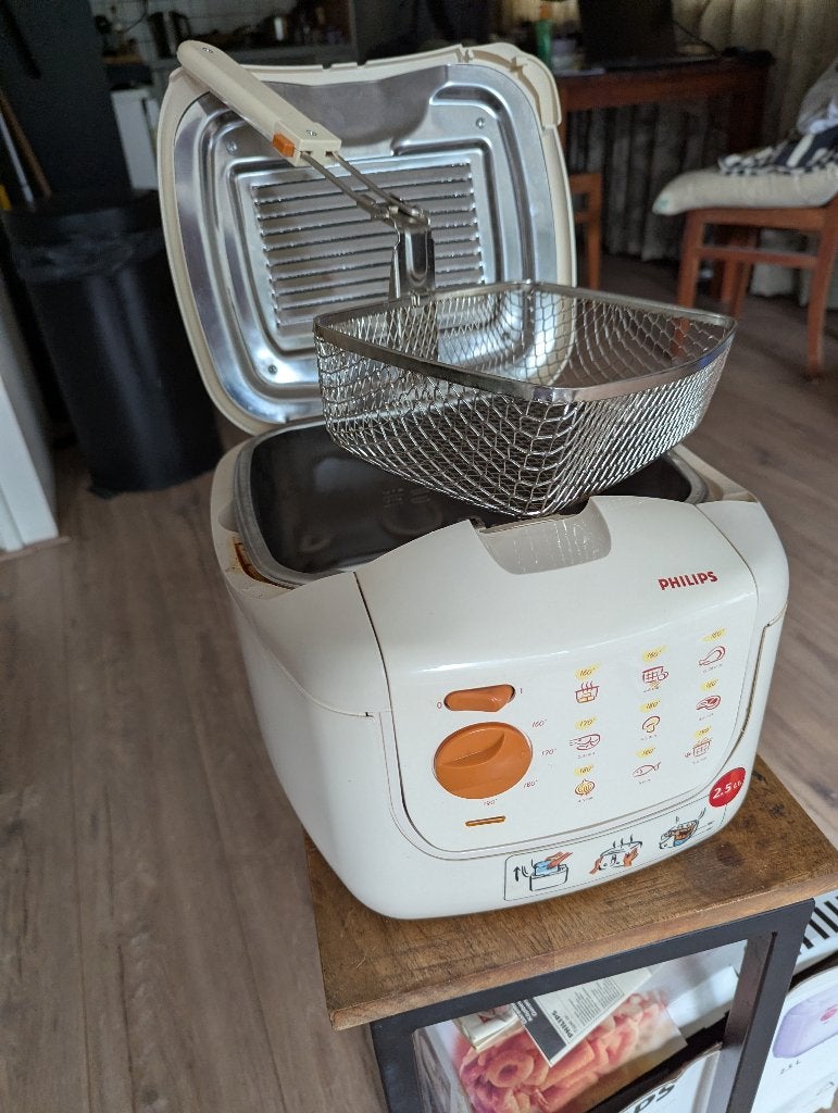 klassieke Philips Comfort friteuse (model HD4219), Witgoed en Apparatuur, Ophalen of Verzenden, Nieuw, Uitneembare binnenpan