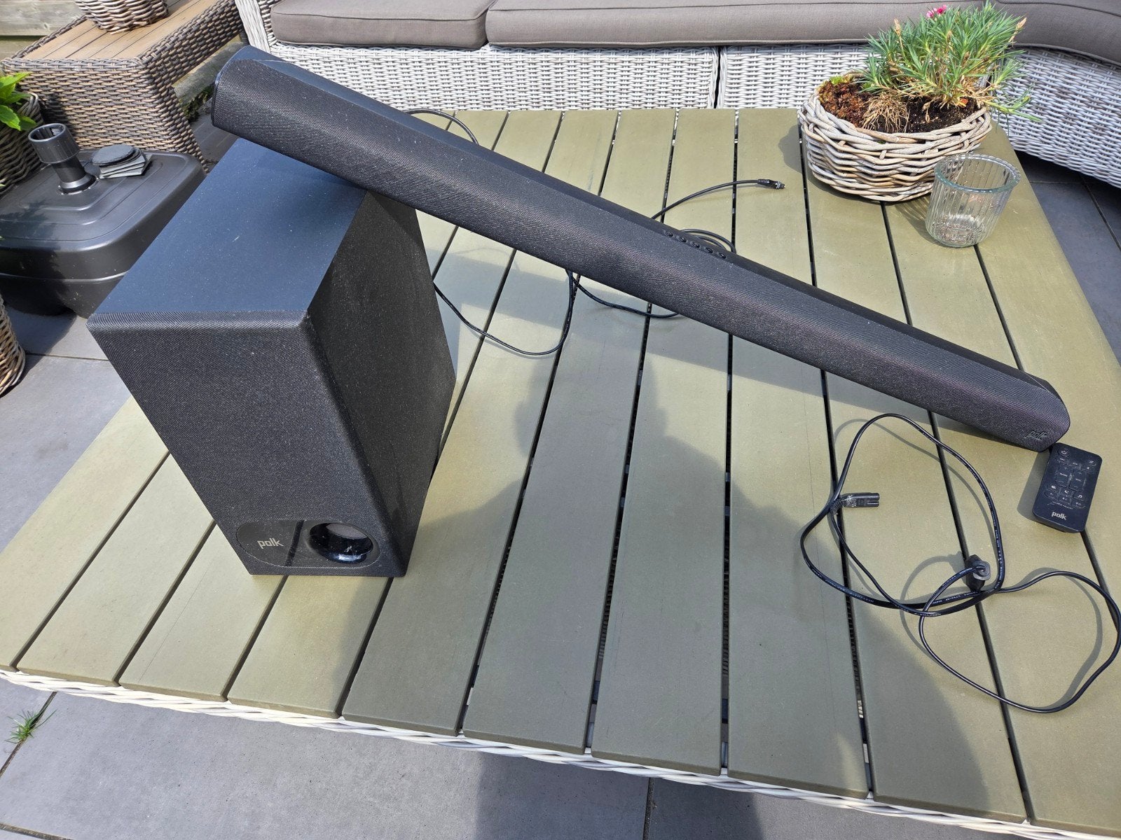 Polk Signa S1 Soundbar met draadloze subwoofer, Ophalen, Bluetooth, Zo goed als nieuw
