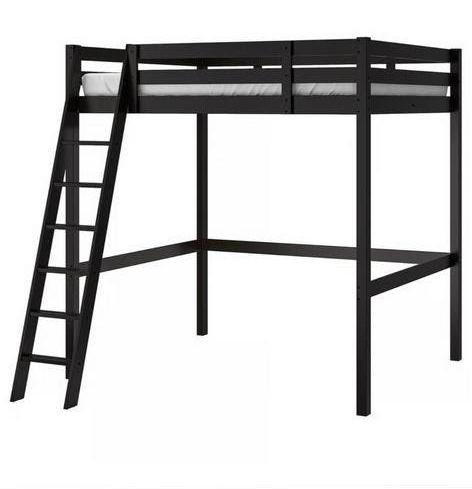Hoogslaper Ikea 140x200, Huis en Inrichting, Slaapkamer | Stapelbedden en Hoogslapers, Ophalen, Hoogslaper, Tweepersoons, 140 cm
