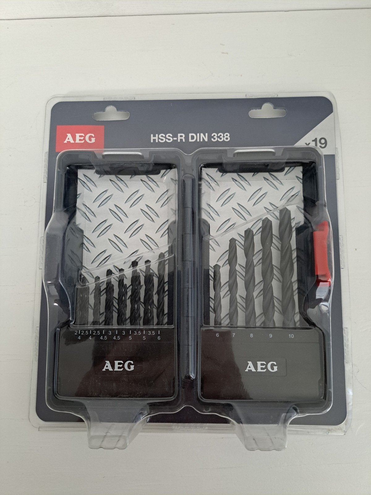 AEG HSS-R metaalboren | Borenset | 19-delige set boren, Ophalen of Verzenden, Nieuw