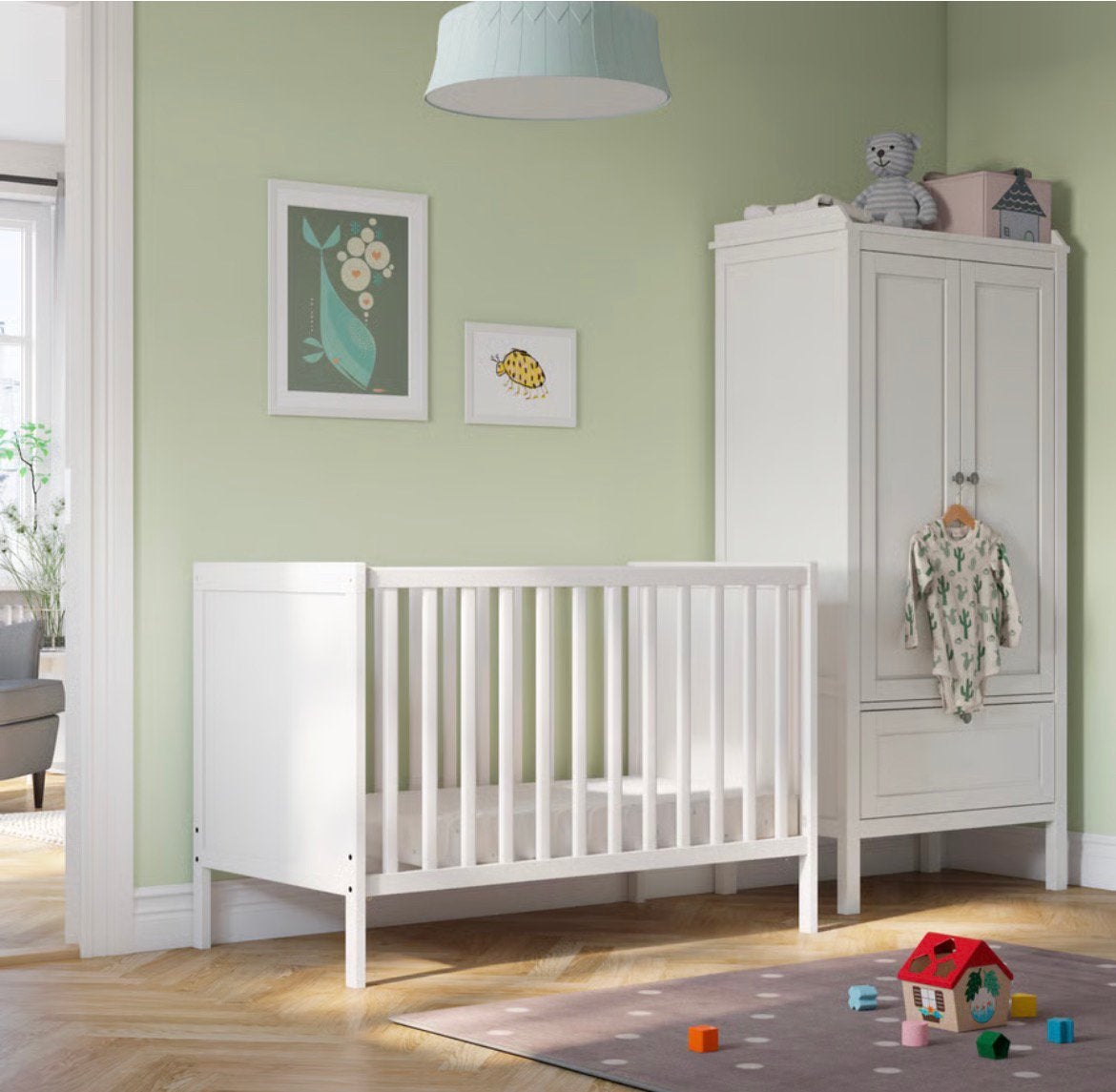 Ikea SUNDVIK ledikant, Ophalen, Zo goed als nieuw, Jongetje of Meisje