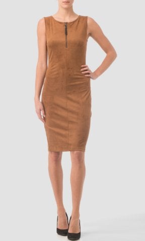 Joseph Ribkoff prachtig jersey jurk 46 valt mt 44 ZGAN, Bruin, ., Maat 42/44 (L), Joseph Ribkoff