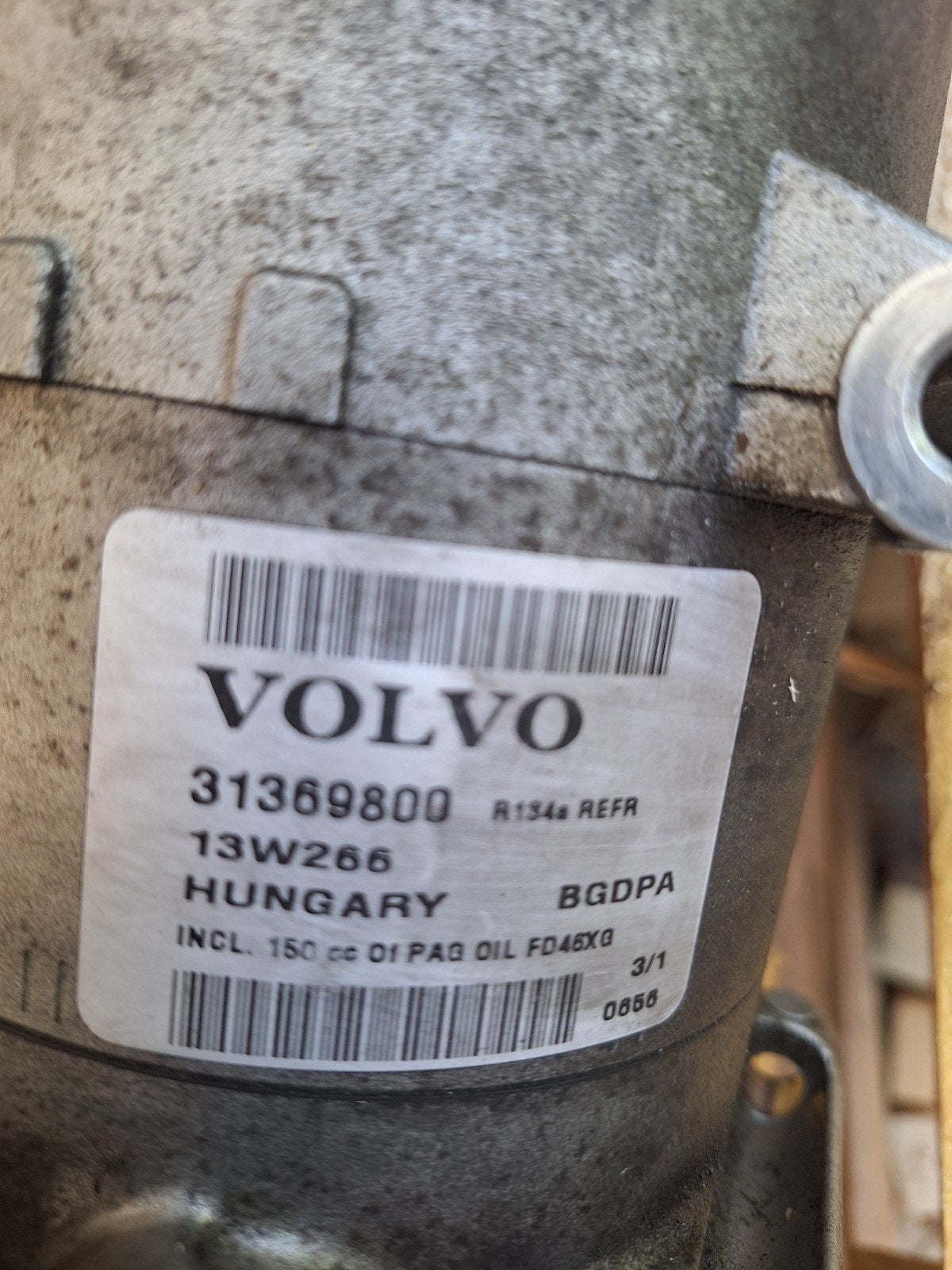 Volvo airco pomp 31369800, Ophalen of Verzenden, Gebruikt, Volvo