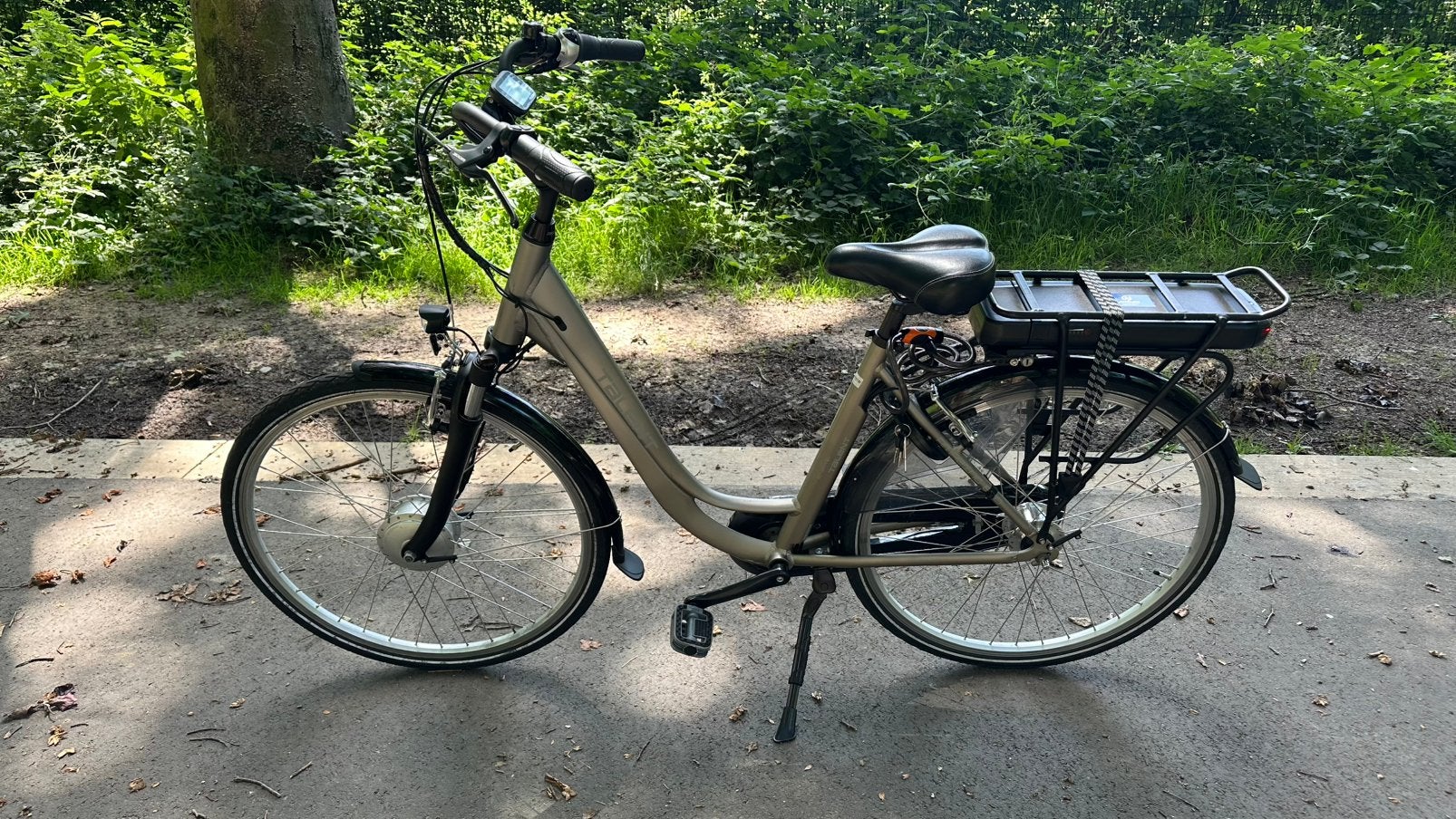 elektrische fiets met 518 WH accu(als nieuw), Fietsen en Brommers, Fietsen | Dames | Omafietsen, Ophalen, Zo goed als nieuw