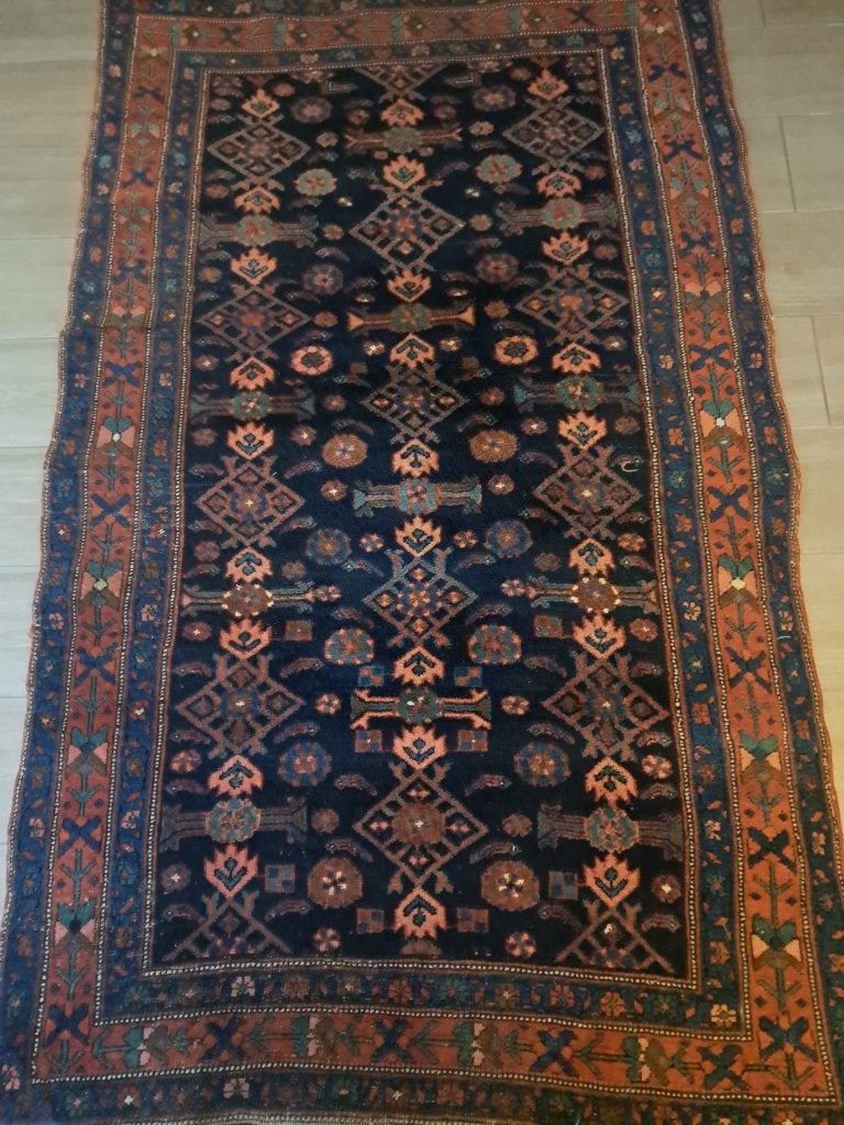 oud perzisch vloerkleed en loper te koop, Ophalen, Gebruikt, 100 tot 150 cm, Perzisch