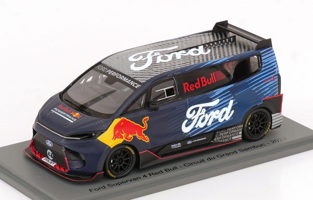 Ford Transit Supervan 4 “Red Bull” Verstappen 1-43 Spark, Hobby en Vrije tijd, Modelauto's | 1:43, Overige merken, Info@modelcarforster.de