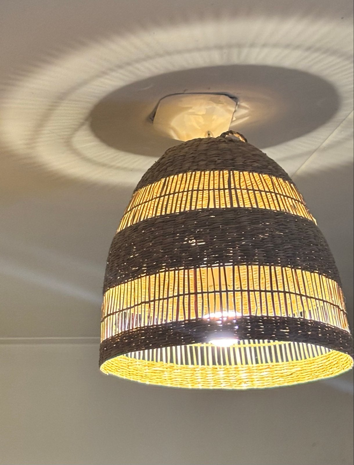 IKEA TORADED Lampenkap - Zo goed als nieuw, Ophalen, 25 tot 50 cm, Beige, Zo goed als nieuw