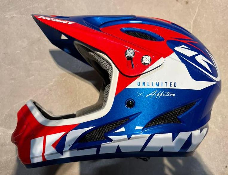 Kenny fietscross xxs helm - Rood/Blauw/Wit, Ophalen of Verzenden, Gebruikt