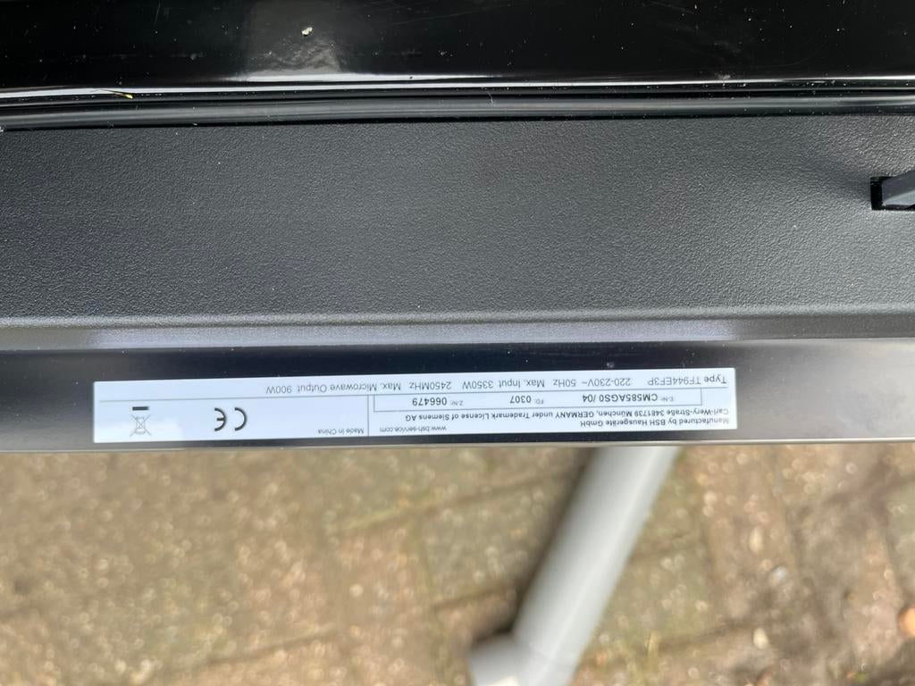 Siemens iQ500 inbouw oven HB537ABS0 – netjes –, Ophalen, Zo goed als nieuw, Oven met grill