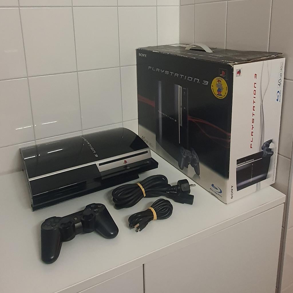 PS3 | SONY PlayStation 3 PHAT 40GB SET, Spelcomputers en Games, Spelcomputers | Sony PlayStation 3, Gebruikt, Phat, Ophalen of Verzenden
