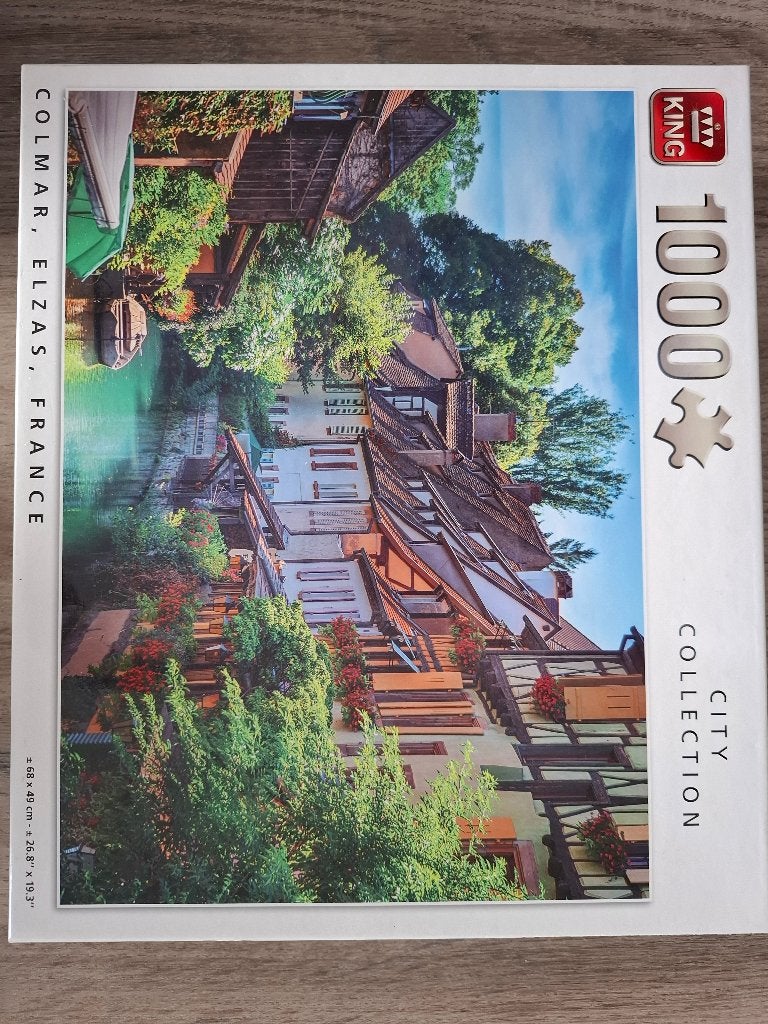 Diverse Puzzels: Colmar, Boten, Adelaar (1000 stukjes), Ophalen, 500 t/m 1500 stukjes, Gebruikt, Legpuzzel