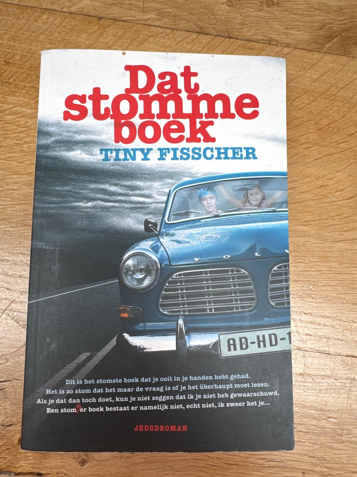 Dat stomme boek - Tiny Fisscher (Jeugdroman), Ophalen of Verzenden, Gelezen, Fictie