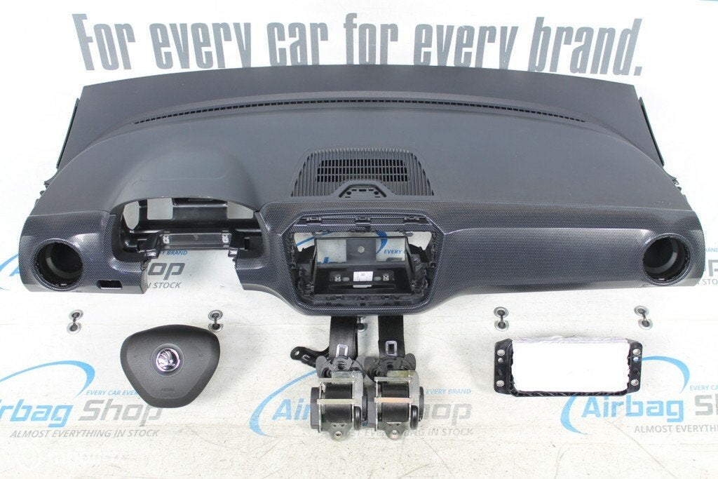 Airbag set Dashboard carbon Skoda Citigo facelift 2016-heden, Gebruikt, Ophalen of Verzenden