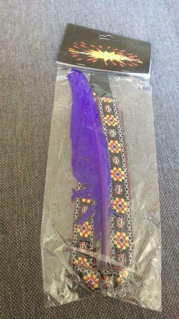 Indianen veer blauw hoofdband evt 4 stuks	€ 1,00, Ophalen of Verzenden, Carnaval