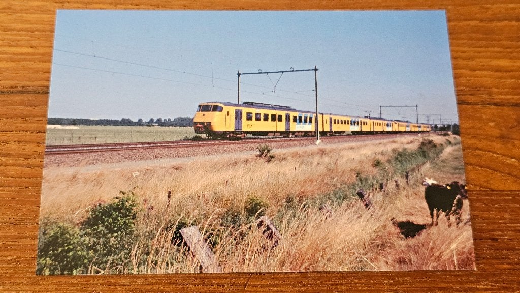 Foto TREIN NS Nederlandse Spoorwegen SGM Sprinter Plan Y, Verzenden, Gebruikt, Bus of Metro, Overige typen