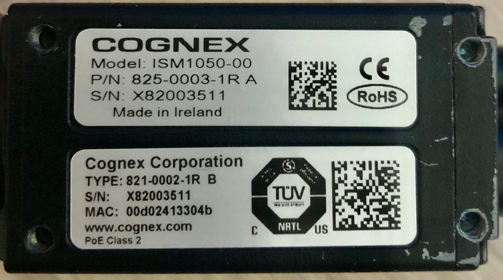 COGNEX - ISM1050-00 - Insight - Smart Vision Camera, Ophalen of Verzenden, Zo goed als nieuw
