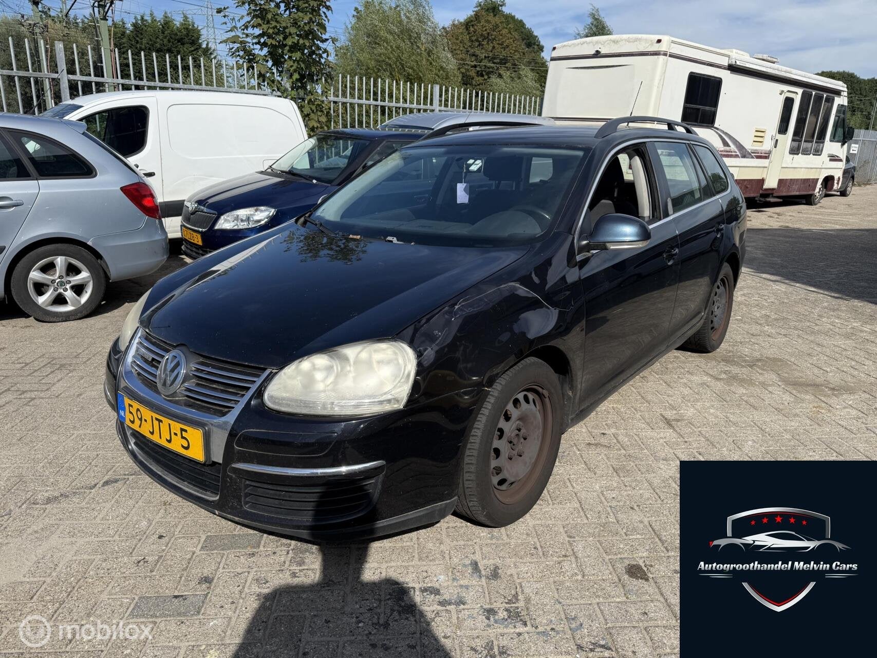 Volkswagen Golf Variant 1.9 TDI Trendline BlueMotion EXPORT, Voorwielaandrijving, Stof, Gebruikt, Zwart
