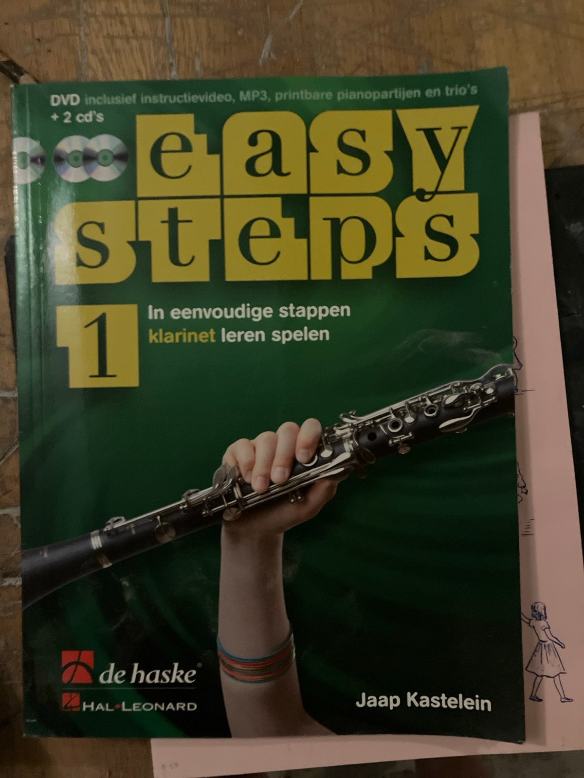 Easy Steps 1: Klarinet leren spelen (incl. DVD & CD's), Ophalen of Verzenden, Zo goed als nieuw