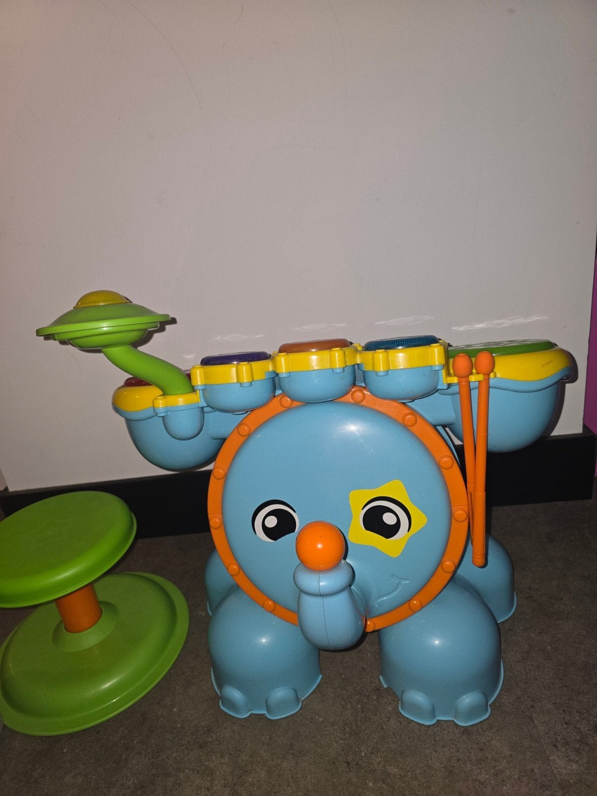 VTech Rock & Leer Drumstel met licht en geluid, Ophalen, Gebruikt, Overige typen, Met licht