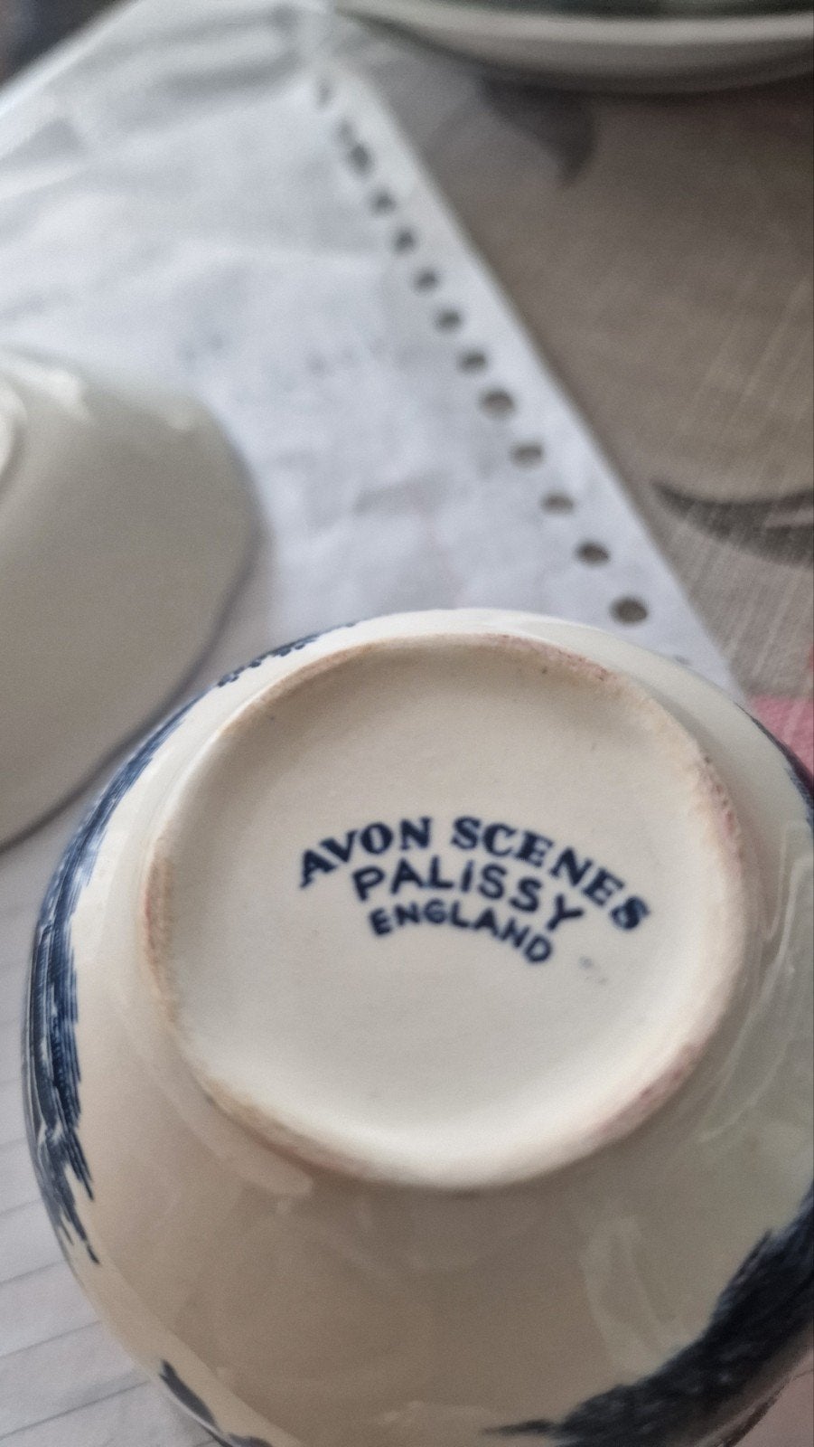 Foto 5 van Antiek Porselein: 2-delige set Avon Scenes, Royal Worcester