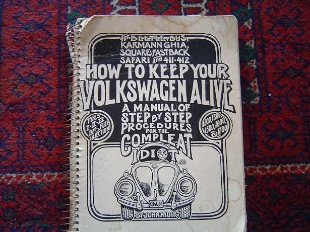 How to keep your Volkswagen alive manual John Muir, Ophalen of Verzenden