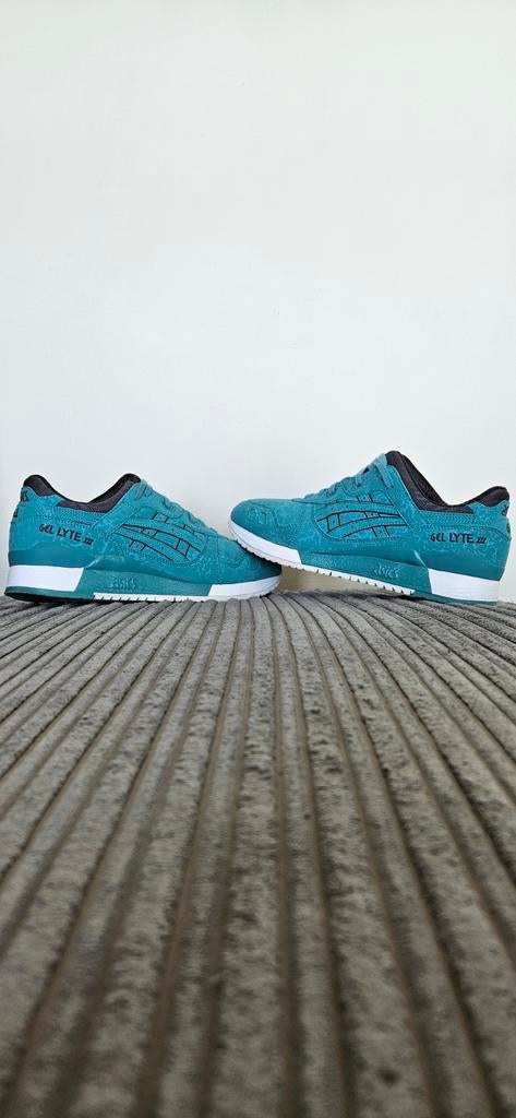 Asics Gel Lyte 3 'Kingfisher', Maat 44,5 / 28,25 cm., Ophalen of Verzenden, Zo goed als nieuw, Asics, Sneakers of Gympen