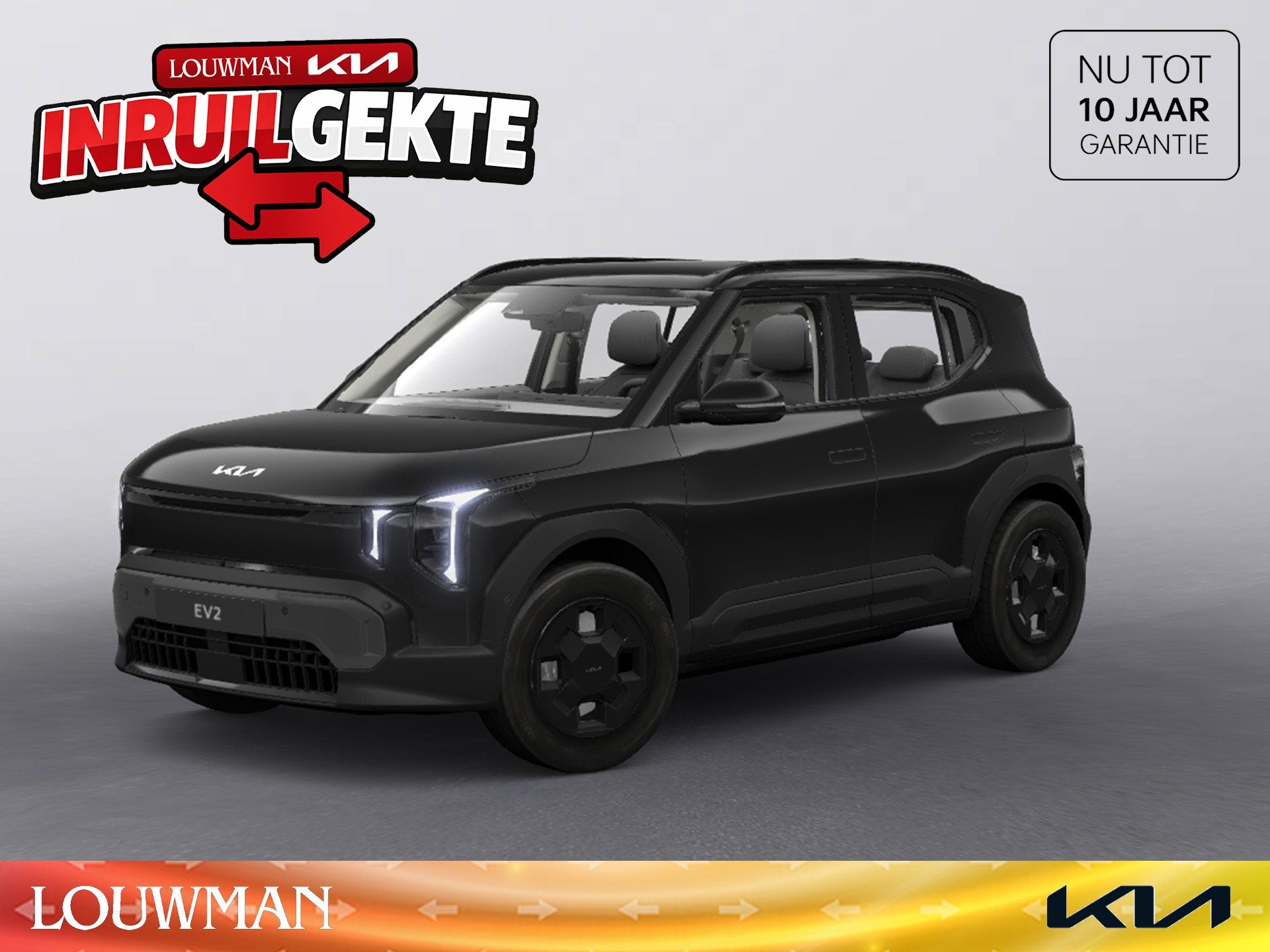 Kia EV2 Air 42.2 kWh * Voorraadvoordeel inclusief € 3.000,, Auto's, Zwart, Origineel Nederlands, Nieuw, SUV of Terreinwagen