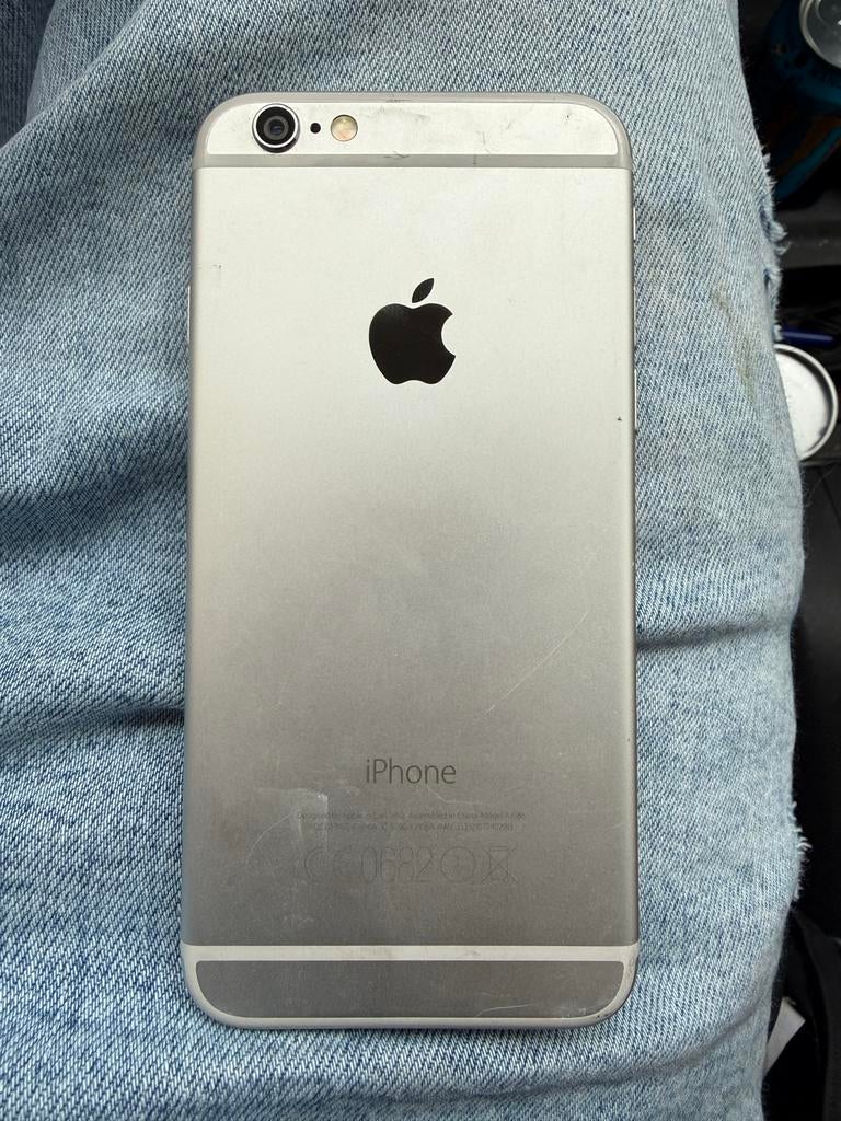 iPhone 6, 16GB - Zilver, Telecommunicatie, Mobiele telefoons | Apple iPhone, Gebruikt, 16 GB, Zonder simlock, iPhone 6, Zilver