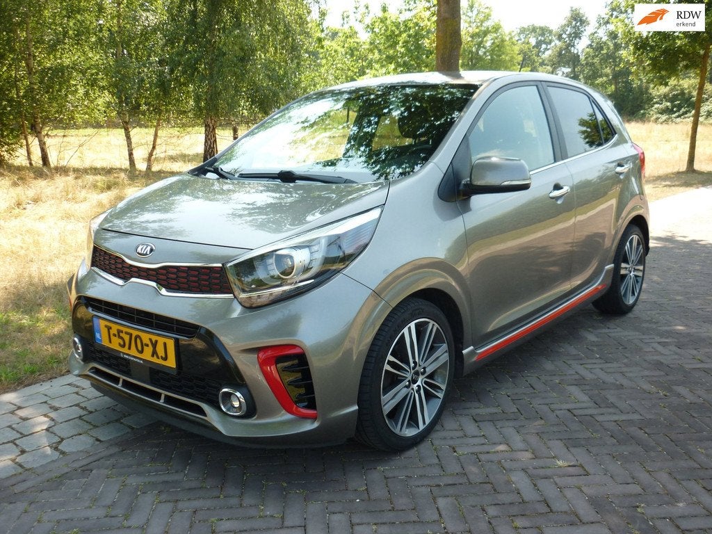 Kia Picanto 1.2 CVVT GT-Line, Auto's, Kia, Voorwielaandrijving, 839 kg, 4 cilinders, Leder