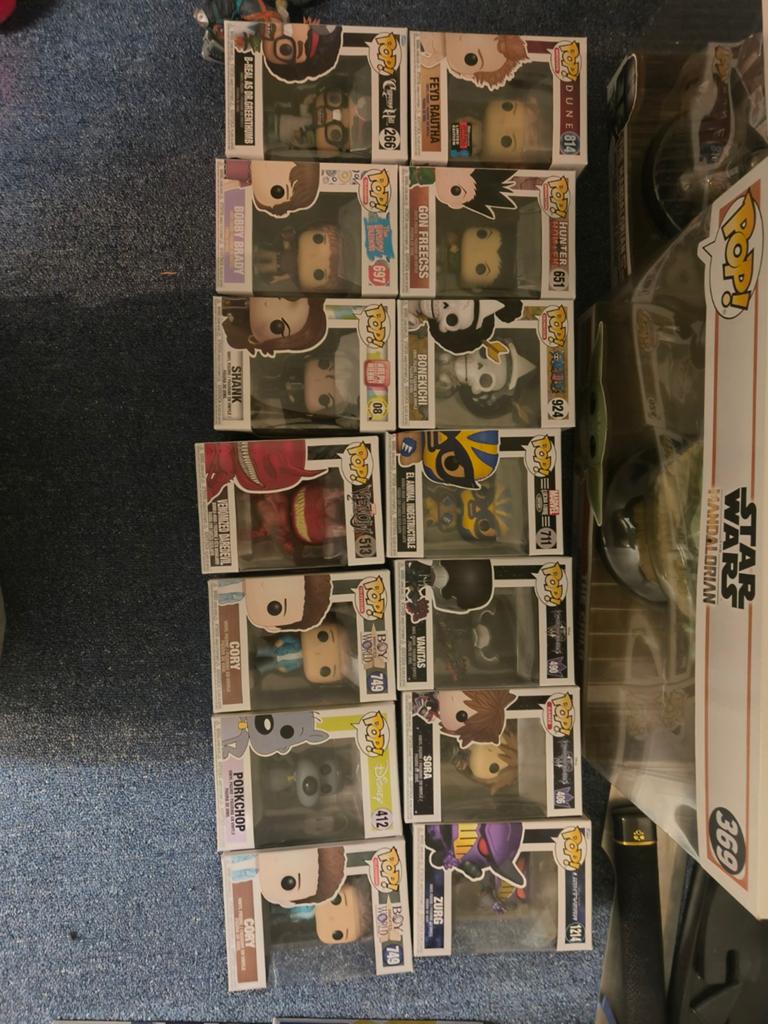 Partij Funko pops, Ophalen, Nieuw