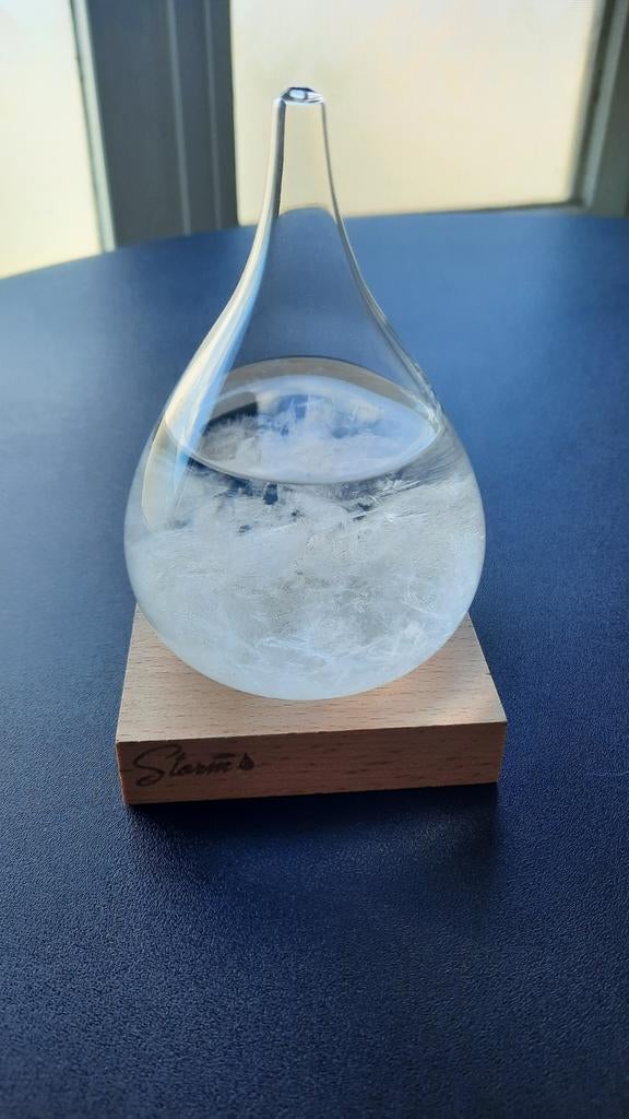 Decoratief Stormglas - Weersvoorspeller, Ophalen of Verzenden, Zo goed als nieuw, Weerstation