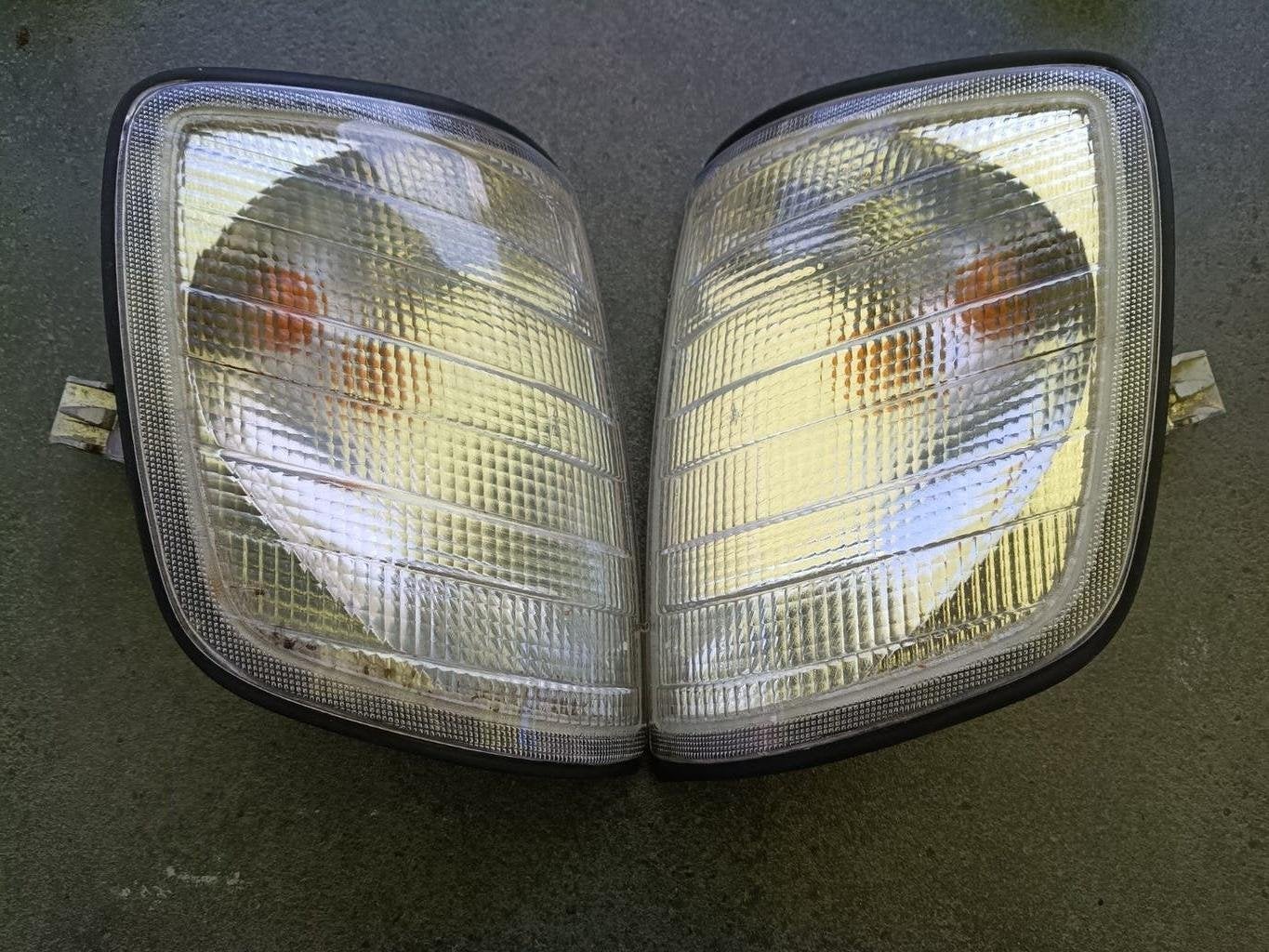 Mercedes W124 Hella knipperlichten, Ophalen of Verzenden, Gebruikt, Mercedes-Benz