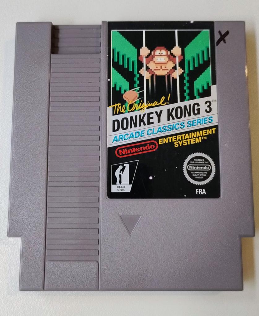 Donkey Kong 3 NES, Spelcomputers en Games, Games | Nintendo NES, Gebruikt, 1 speler, Ophalen of Verzenden, Vanaf 3 jaar