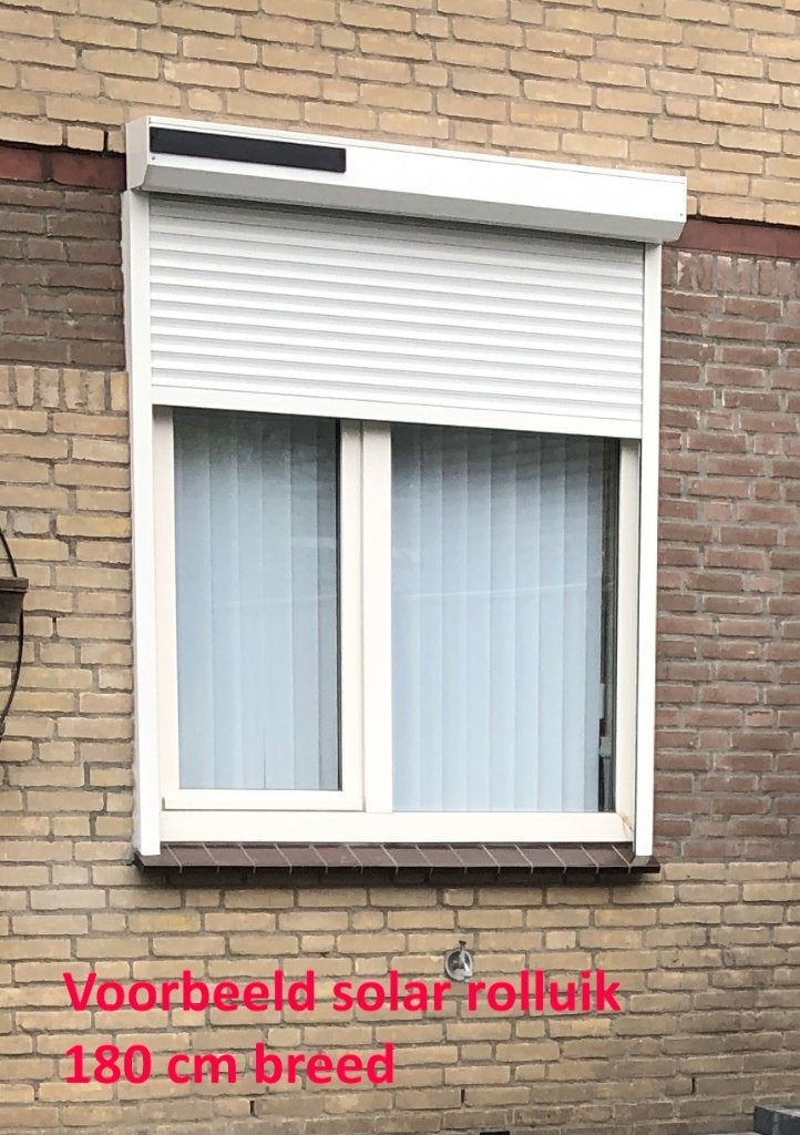 Degalux solar rolluik 900 x 2299, plus afstandsbediening, Ophalen, 200 cm of meer, Minder dan 100 cm, Wit