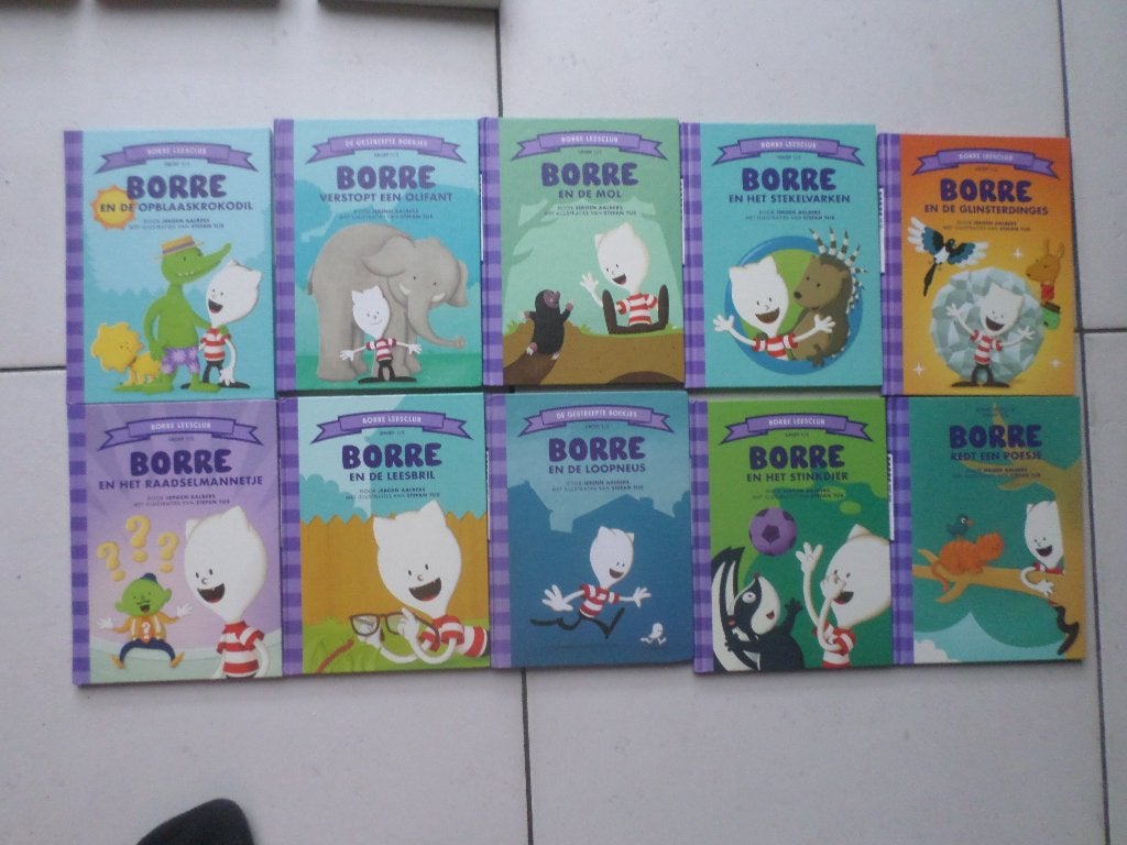 BORRE BOEKJES groep 1/2 !!!! NIEUWSTAAT !!!, Ophalen of Verzenden, Zo goed als nieuw, Borre, Fictie algemeen