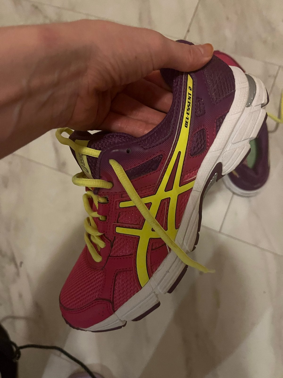 Asics Hardloopschoenen Dames Maat 38 - Zeer Goede Kwaliteit, Ophalen of Verzenden, Zo goed als nieuw, Roze, Sportschoenen