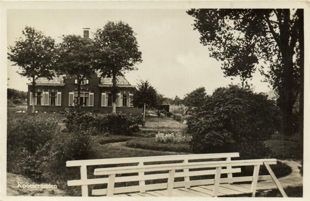 Kootsermolen - boerderij bruggetje - ongelopen, Verzamelen, Ophalen of Verzenden, Voor 1920, Ongelopen, Noord-Brabant