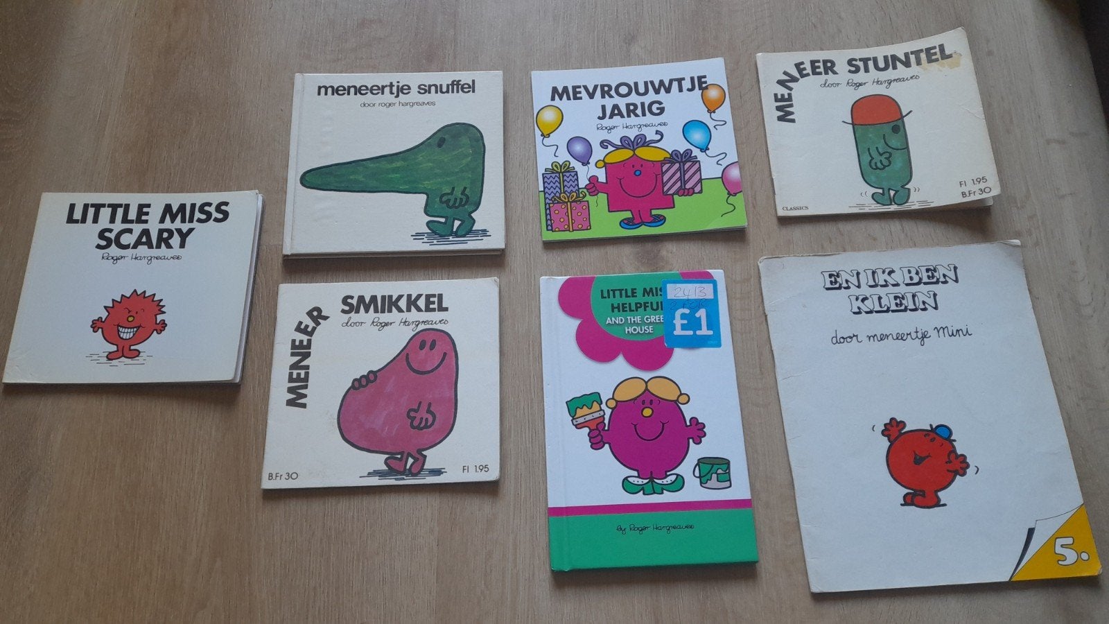Meneertje en Mevrouwtjes - Roger Hargreaves (7 stuks), Ophalen of Verzenden, Gelezen, Roger Hargreaves, Fictie algemeen