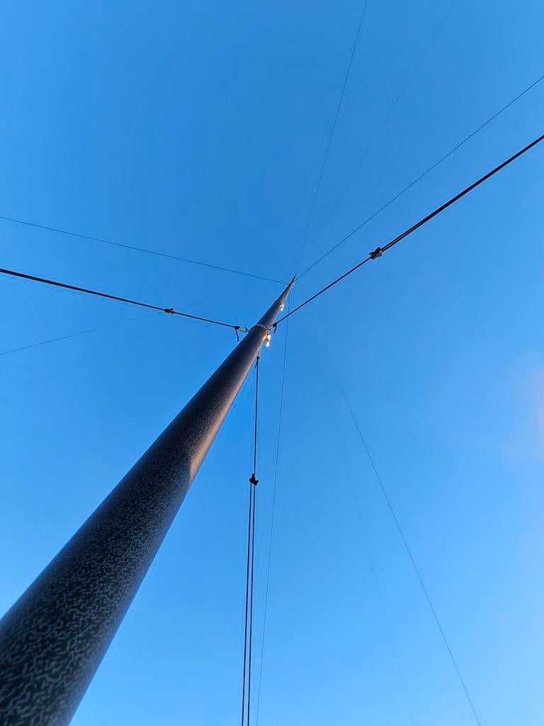 Antenne Mast 20M Portable Permanent, Telecommunicatie, Antennes en Masten, Ophalen of Verzenden, Mast
