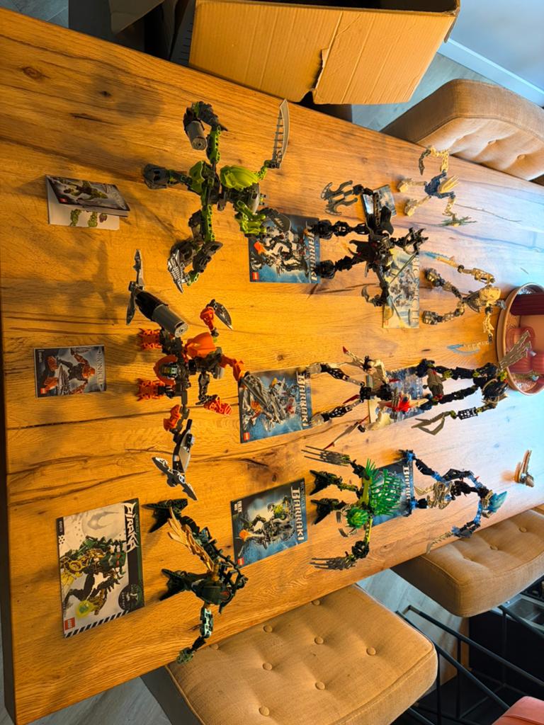 Lego Bionicle sets/Knights Kingdom Diverse modellen te koop, Gebruikt, Bionicle, Lego, Ophalen of Verzenden