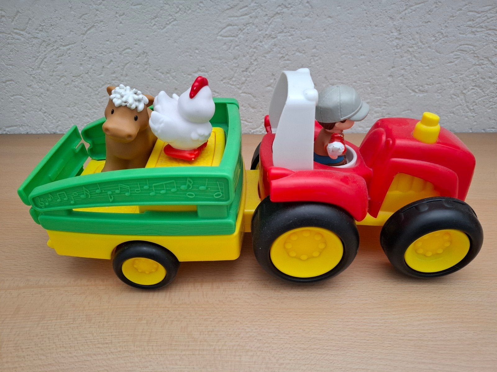 Fisher-Price Little People Tractor met aanhanger en dieren, Ophalen of Verzenden, Gebruikt