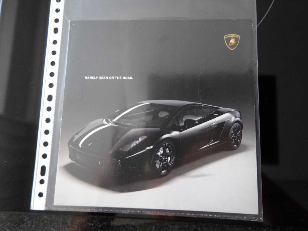 Lamborghini Gallardo reclame folder - Zeldzaam, Ophalen of Verzenden, Zo goed als nieuw, Overige merken