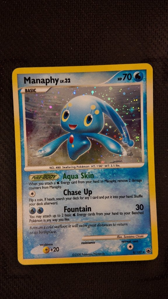Manaphy 1 8 Majestic Dawn | Pokemon kaart, Ophalen, Zo goed als nieuw, Losse kaart, Foil