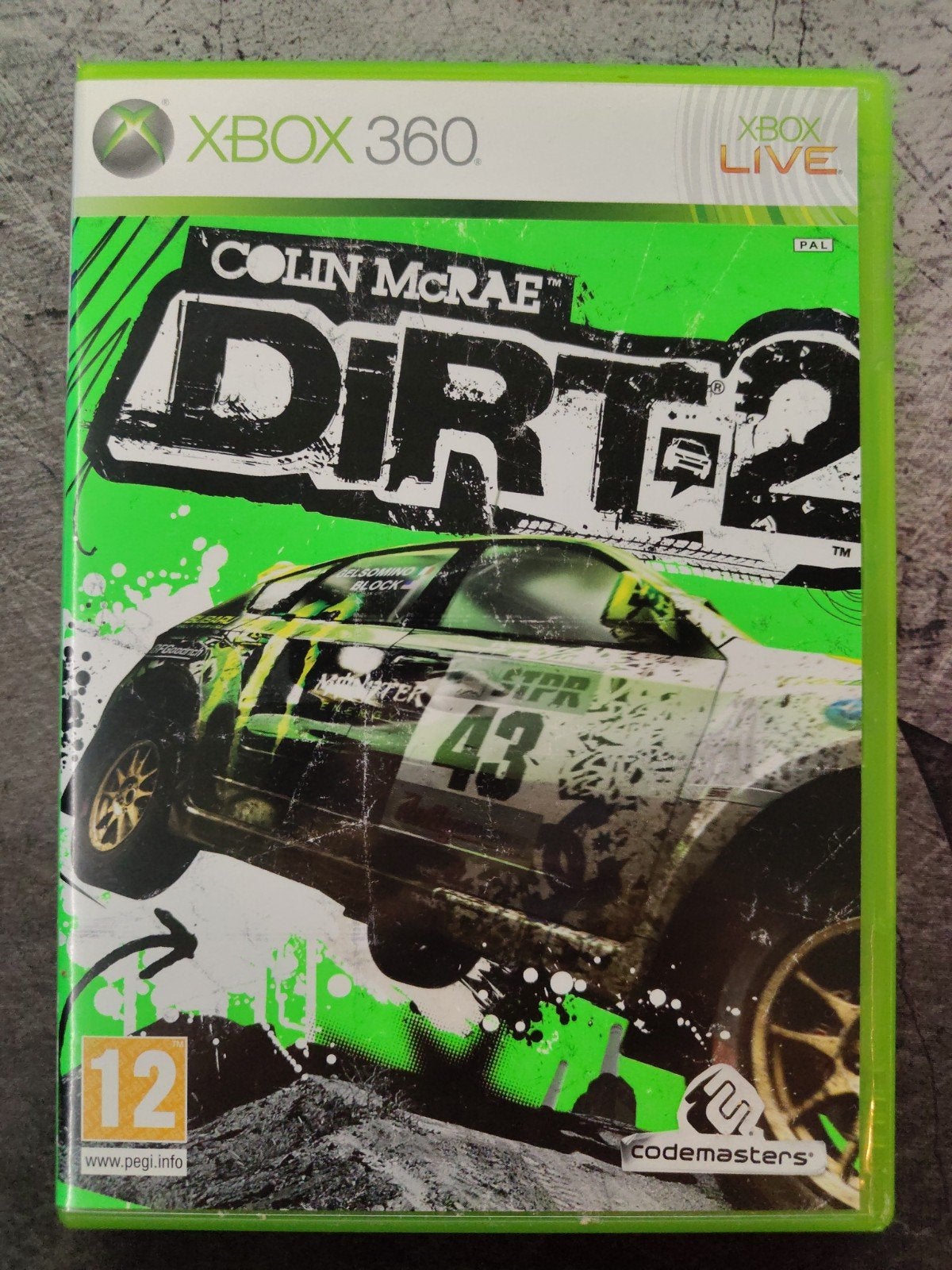 Colin McRae: DIRT 2 - Xbox 360 - CIB, Online, Gebruikt, Racen en Vliegen, Ophalen of Verzenden