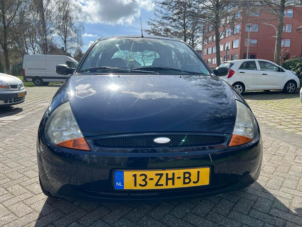 Ford Ka 1.3 I 44KW 2008 Blauw, Auto's, Ford, Voorwielaandrijving, 1299 cc, 31 €/maand, 4 cilinders
