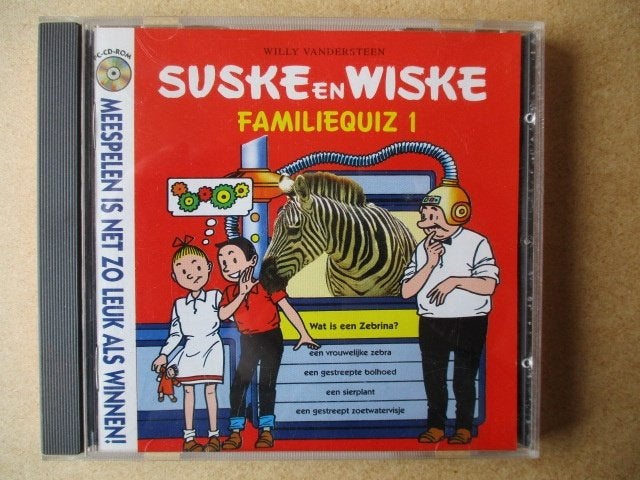 adv10352 suske en wiske familiequiz, Ophalen, Suske en Wiske, Gebruikt, Overige typen