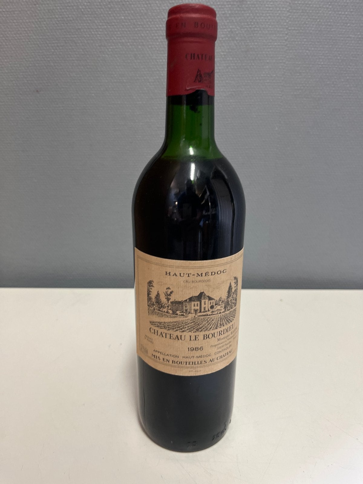 Château Le Bourdieu 1986 Haut-Médoc Rode Wijn, Ophalen of Verzenden, Gebruikt, Frankrijk, Rode wijn