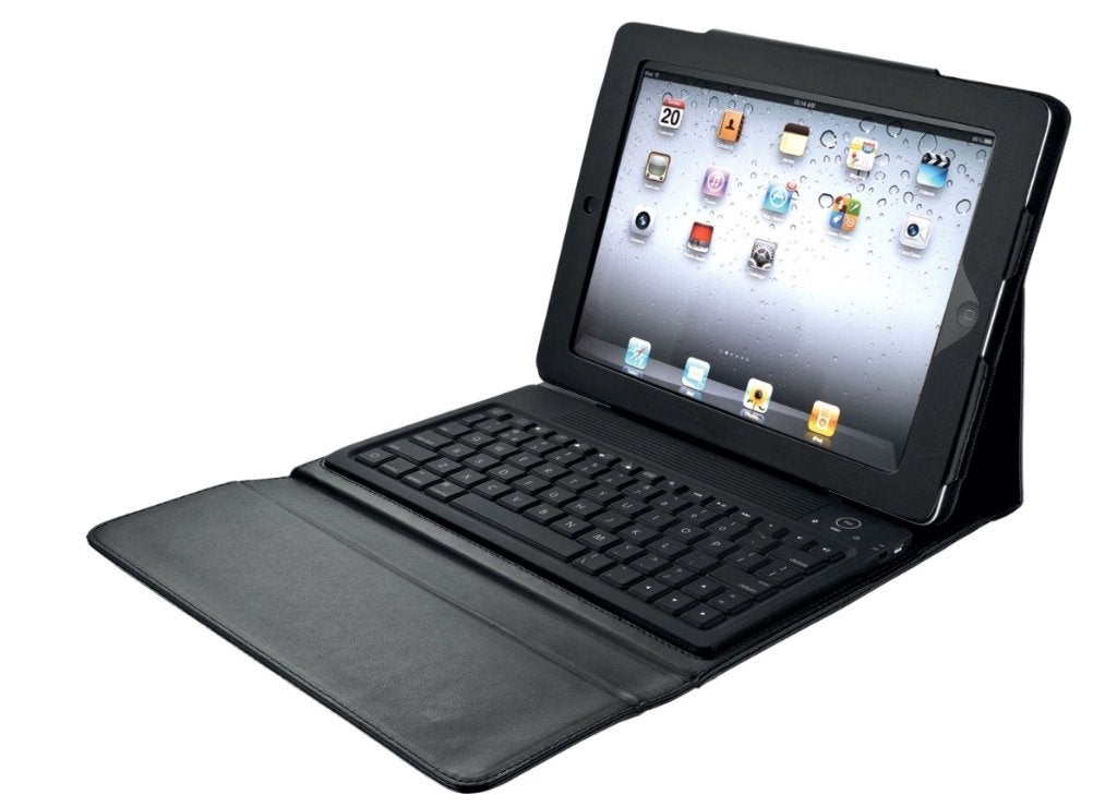 Trust Folio Stand met Bluetooth-toetsenbord voor iPad, 10 inch, IPad 2nd, 3rd or 4th generation, Nieuw, Bescherming voor- en achterkant