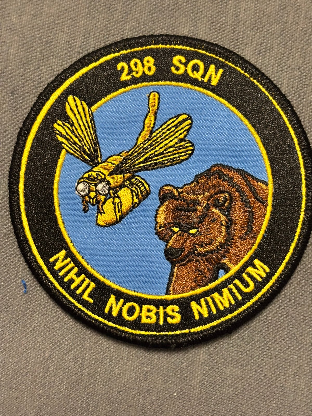 Embleem 298 SQN RNLAF, Verzenden, Luchtmacht, Nederland, Embleem of Badge