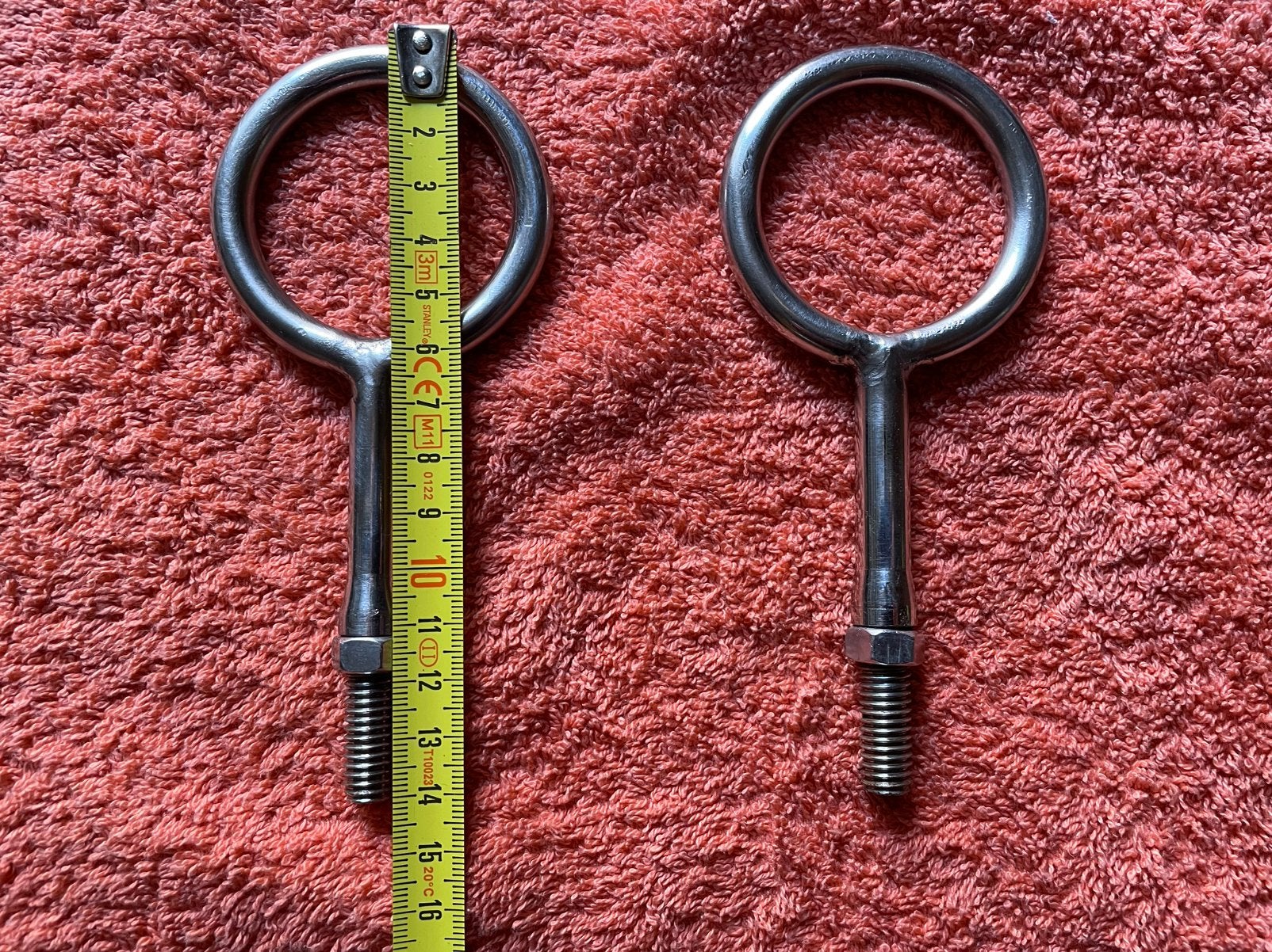 set 4 span rvs opzet leidsel ogen, Dieren en Toebehoren, Ophalen, Nieuw